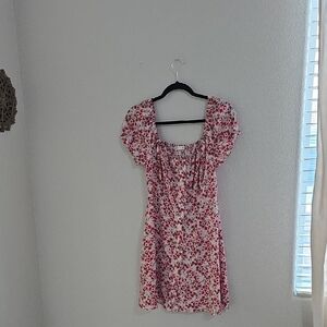 Bailey Blue Red and White Floral Mini Dress